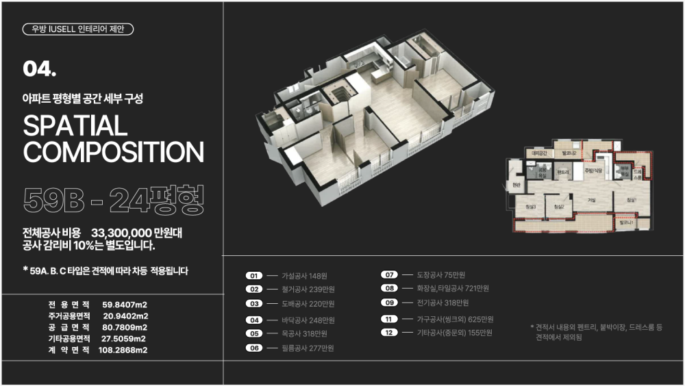 우방 아이유쉘 1차 인테리어 공동구매